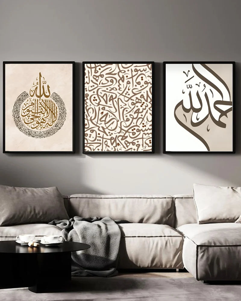 Set of three divine Trio