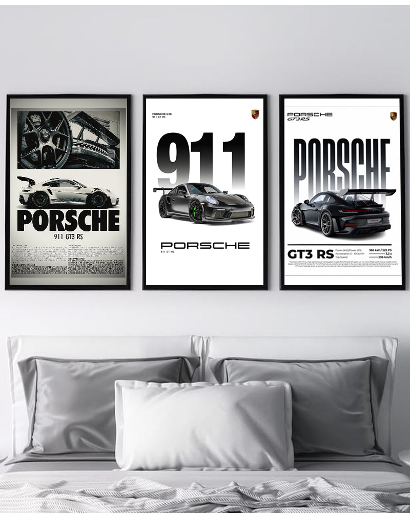 Set Of Three Porsche
